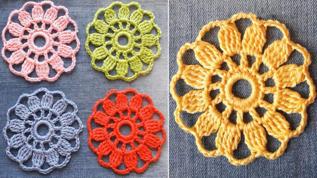How to Crochet an Easy Crochet Granny Square Motif
